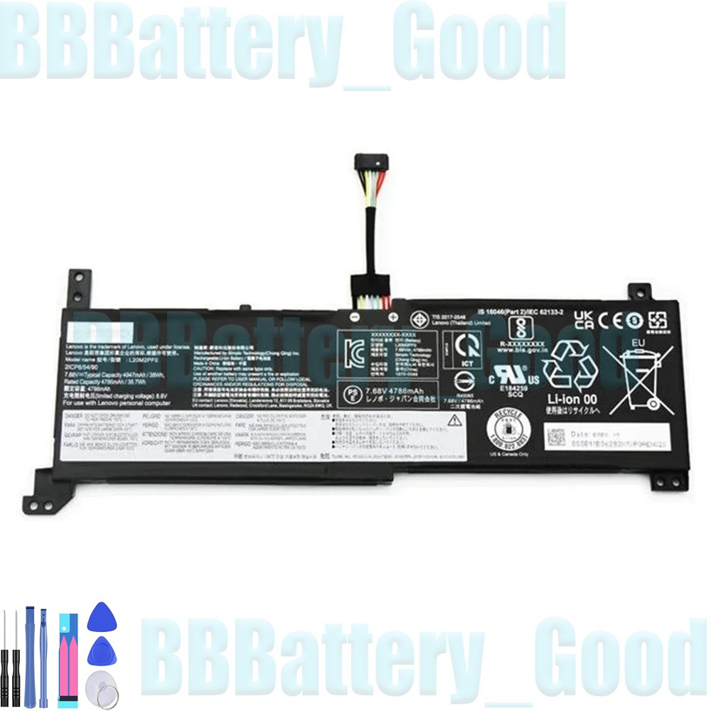 L20C2PF0 L20M2PF0 L20B2PF0 Laptop Battery for Lenovo V14 V15 Gen 2 G2-ITL/ALC