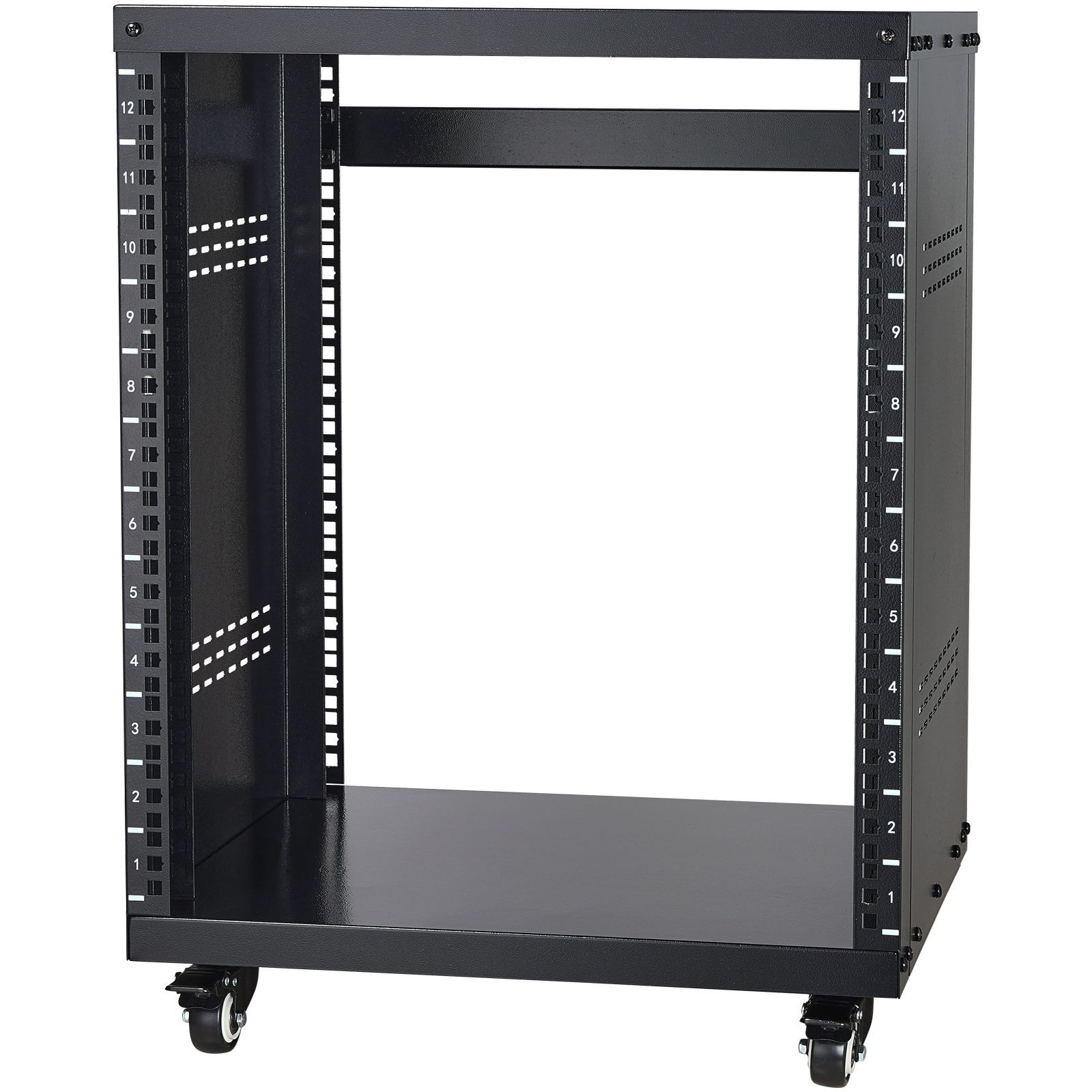 12U AV Rack Stand 18.1in Width Open Frame For Audio Video