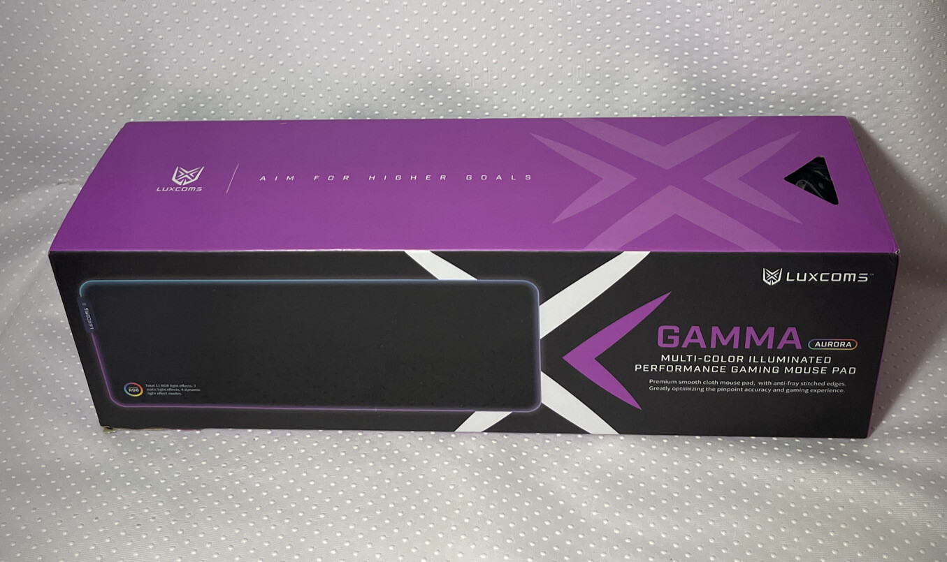 Luxcoms RGB Soft Gaming Mouse Pad - Large