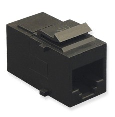 Module coupler cat 6 black
