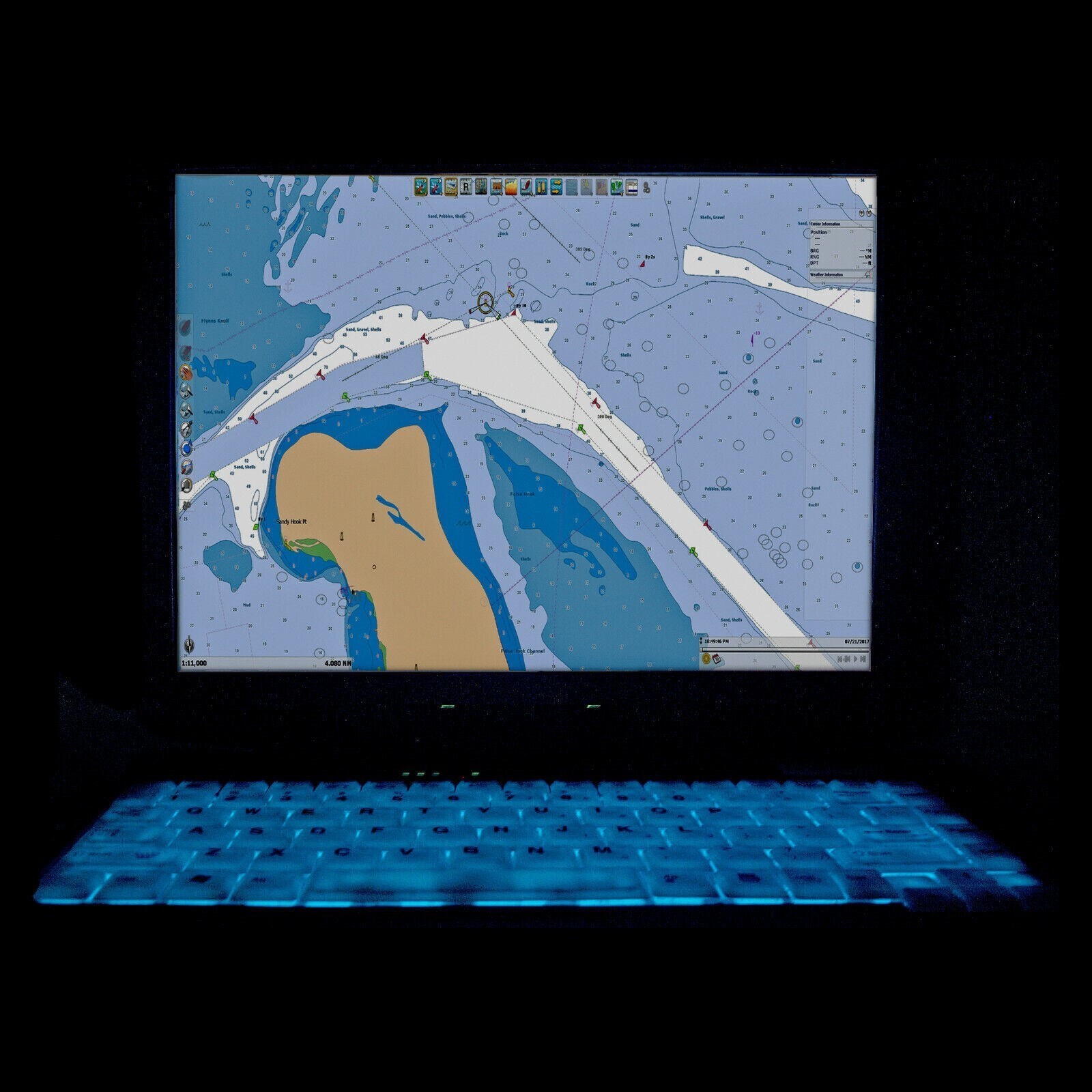 General Dynamics GD8000 160GB SSD 6GB RAM Rugged Laptop GPS Toughbook