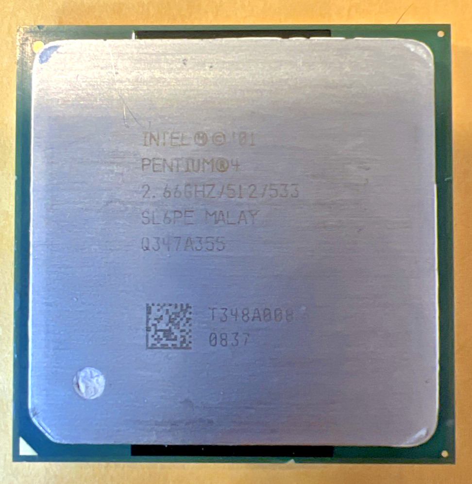 Intel Pentium 4 2.66Ghz P4 Socket 478 CPU SL6PE SL6QA SL6S3 512k cache 533FSB