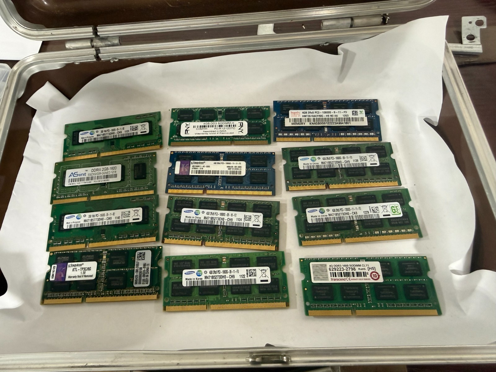 Lot of 12 DDR3 DDR3L Laptop RAM SODIMM 46GB 8GB 4GB 2GB Samsung Kingston Hynix