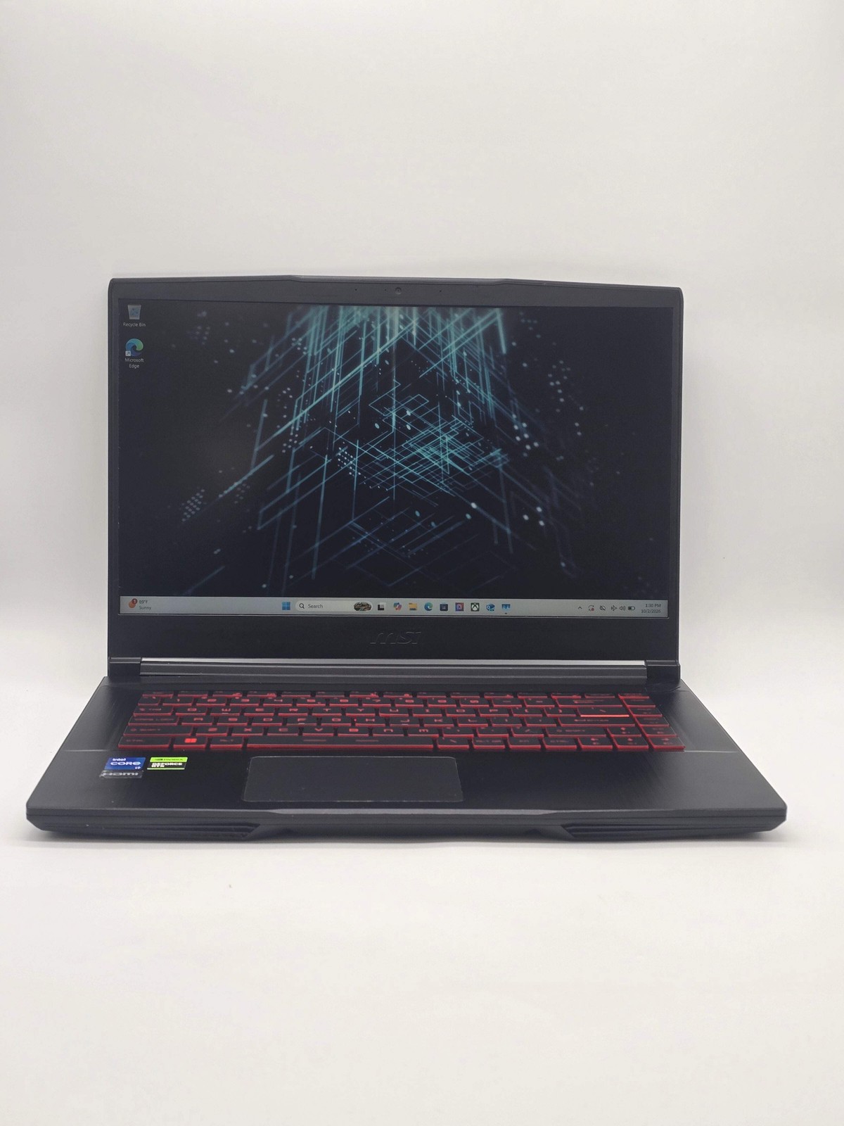 MSI GF63 Thin Gaming Intel Core i7-11800H 16GB 512GB SSD RTX 3050 Laptop Used