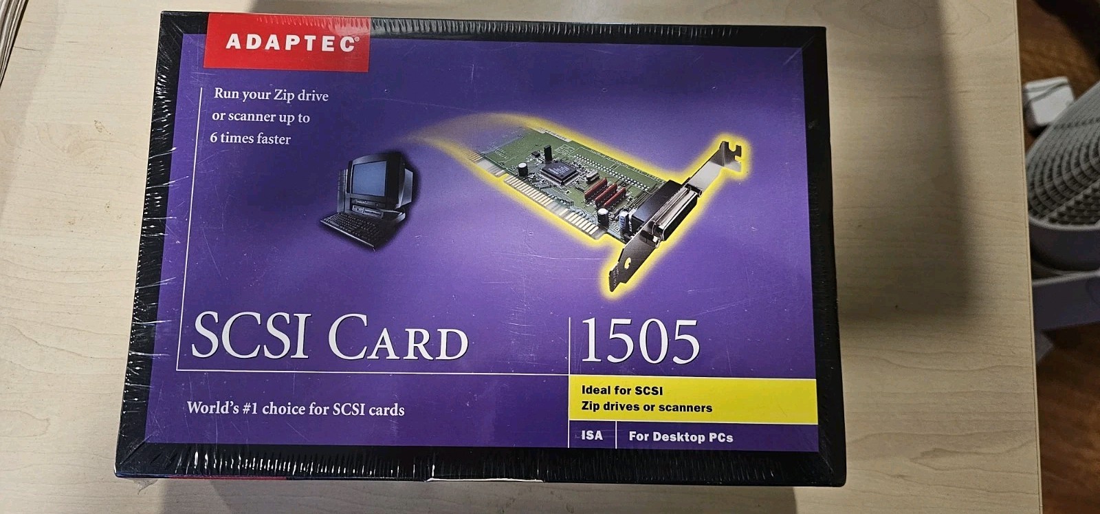 Adaptec AVA-1505A KIT 1725800 16-Bit ISA DB25 SCSI Controller Card New Sealed 