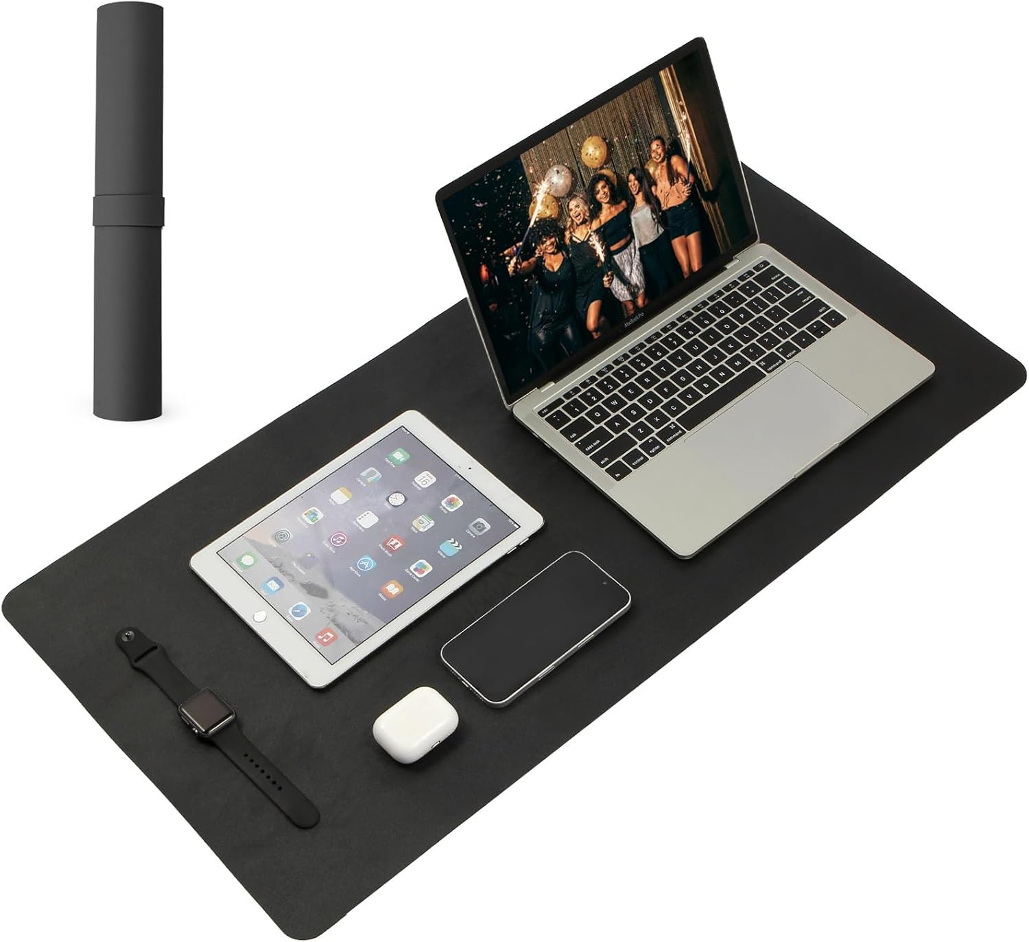 Large Office Leather Desk Mat, Large Mouse and Keyboard Pad, Laptop Pad, Desktop