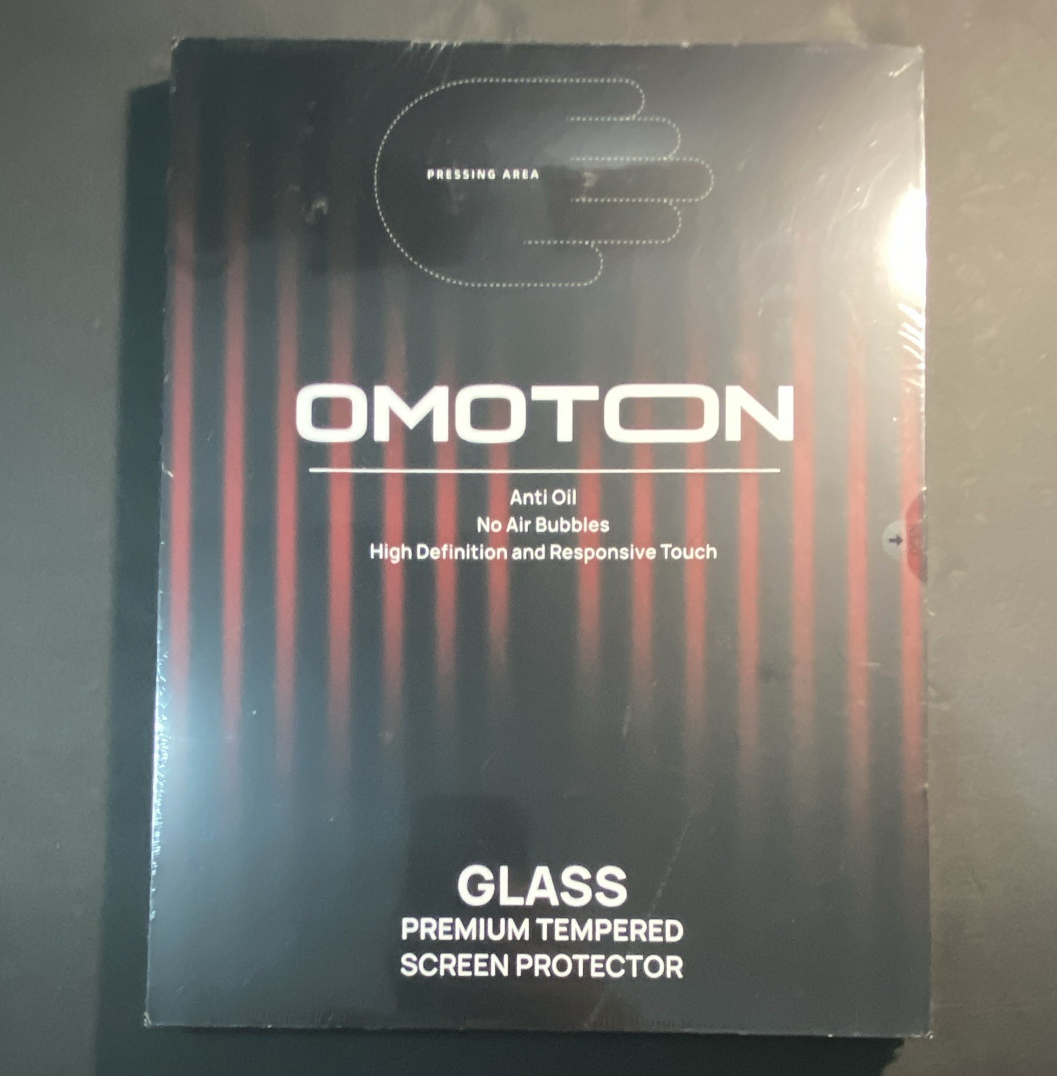 OMOTON Privacy Tempered Glass Screen Protector for Apple iPad No Air Bubbles