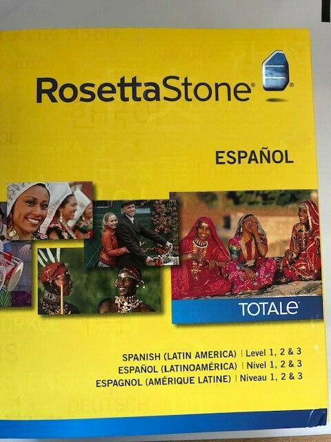 Rosetta Stone Spanish Latin America TOTALe V4 Levels 1-3 (Retail) NEW