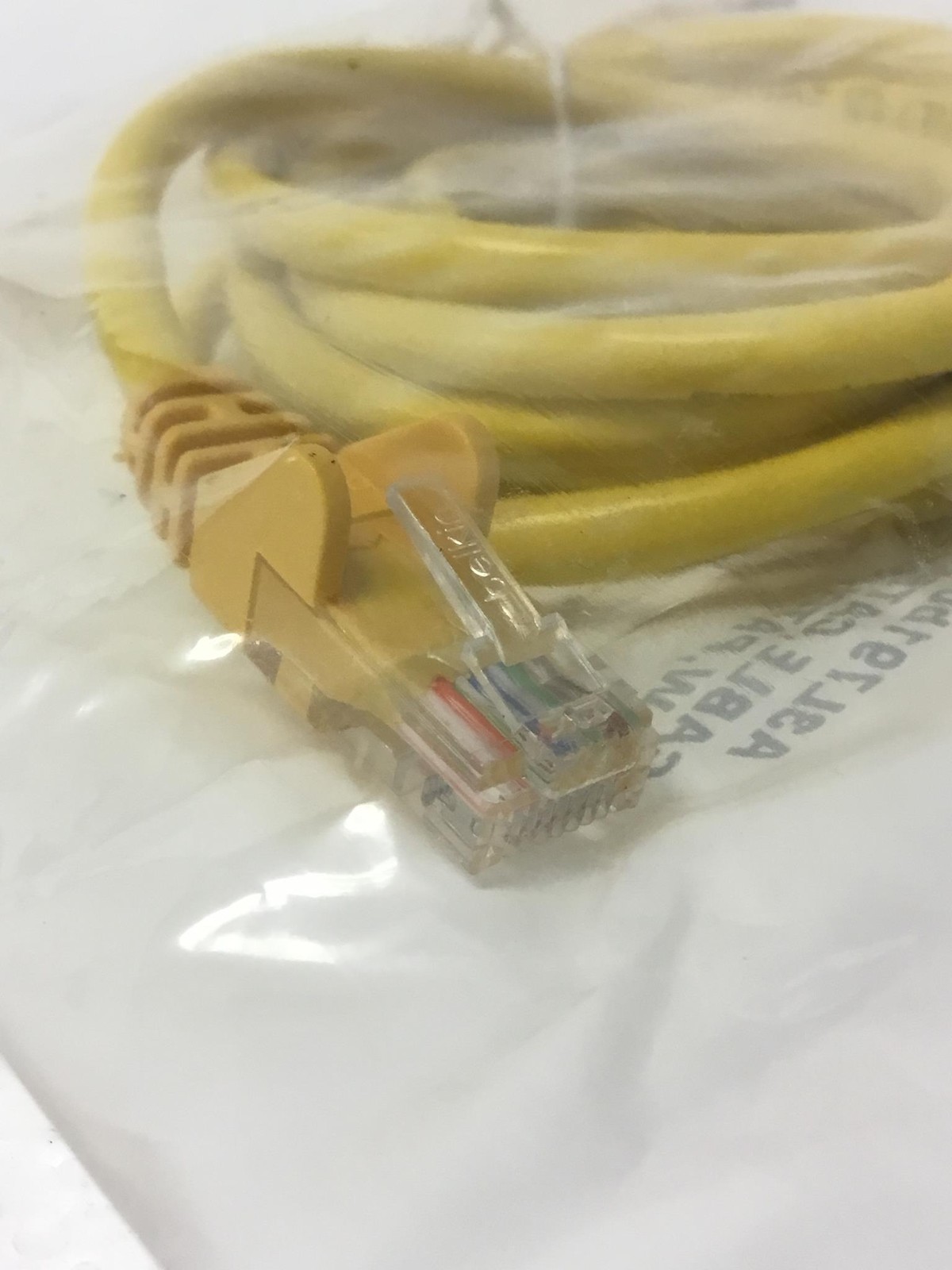360 x NEW BELKIN A3l791B07-YLW-S CAT5E UTP RJ45 Patch Snagless 7' Cables, QTY