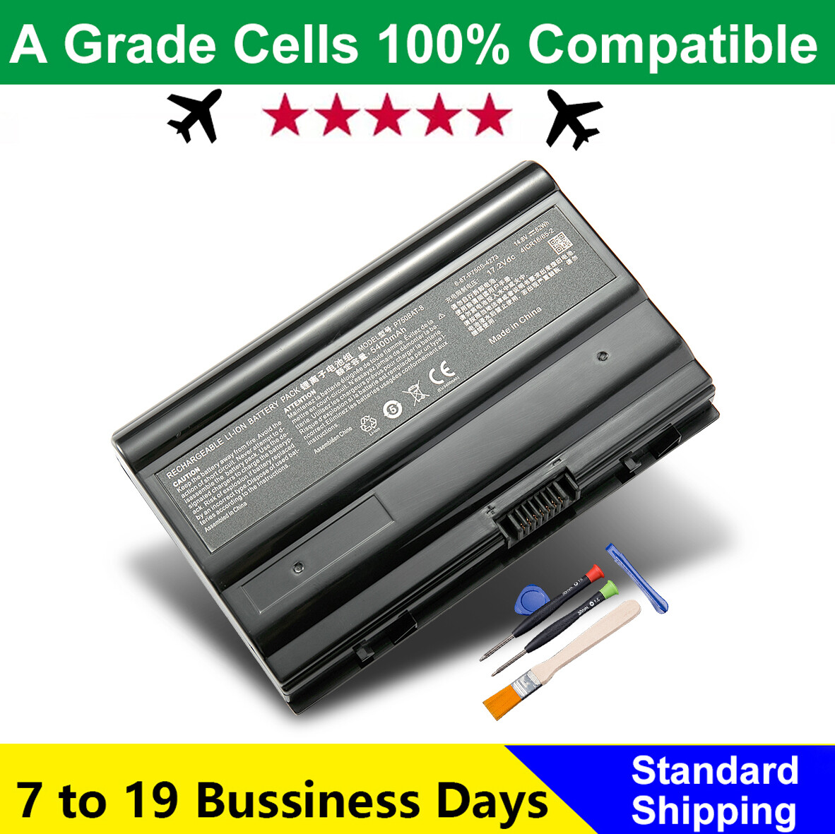 P750BAT-8 Laptop Battery For Clevo P750DM3-G P750ZM P751ZM P770ZM P771ZM P771DM