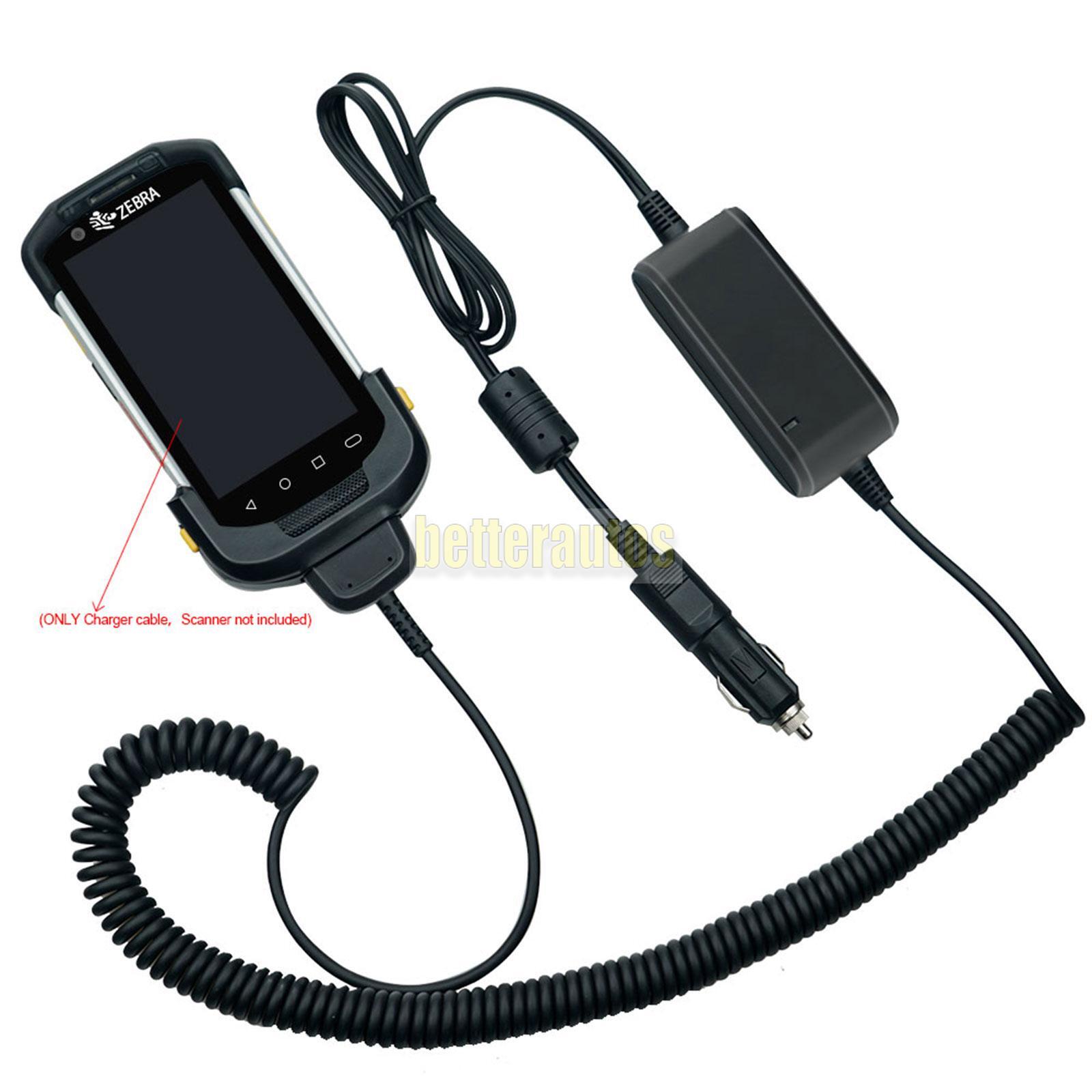 12V-24V Vehicle Car Charger Cable for Zebra TC70 TC75 TC72 TC77 TC75x 70x USA