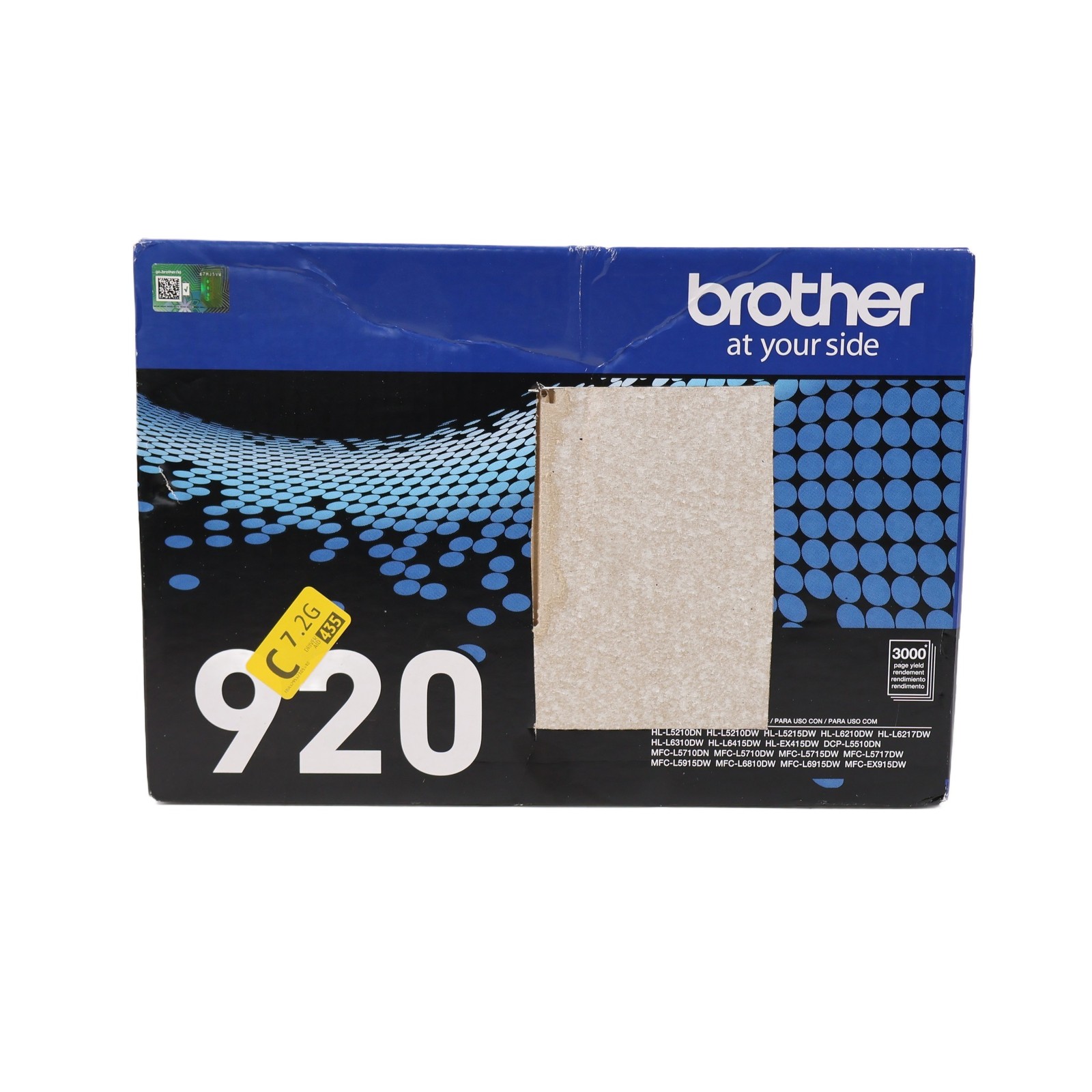 Brother GENUINE TN920 Standard Yield Toner Cartridge