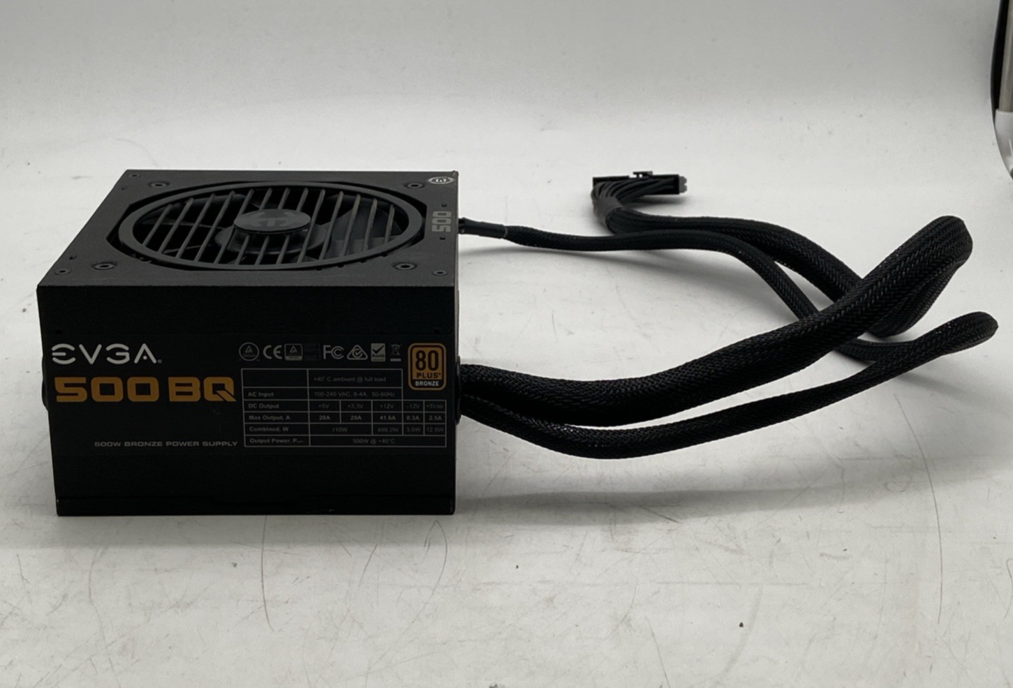 EVGA 500 W BQ  80+ Bronze 500W Semi Modular FDB Fan Power Supply 110-BQ-0500-K1