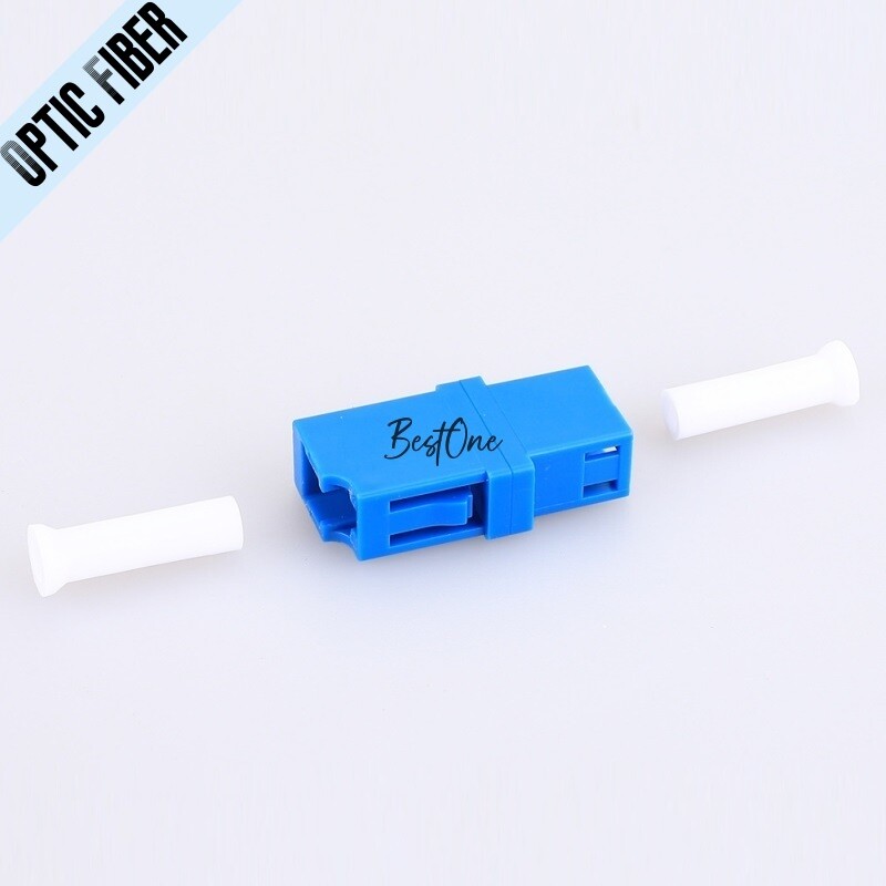 6Pcs LC to LC UPC APC Simplex Optic Fiber Connector Optical Adapter Coupler