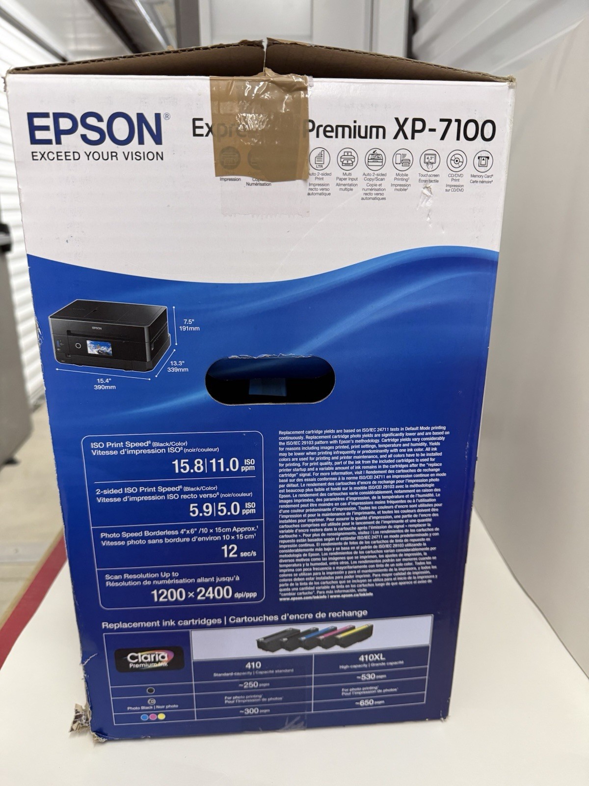 Epson Expression Premium XP-7100 Color Inkjet All-in-One Wireless Print/Scan
