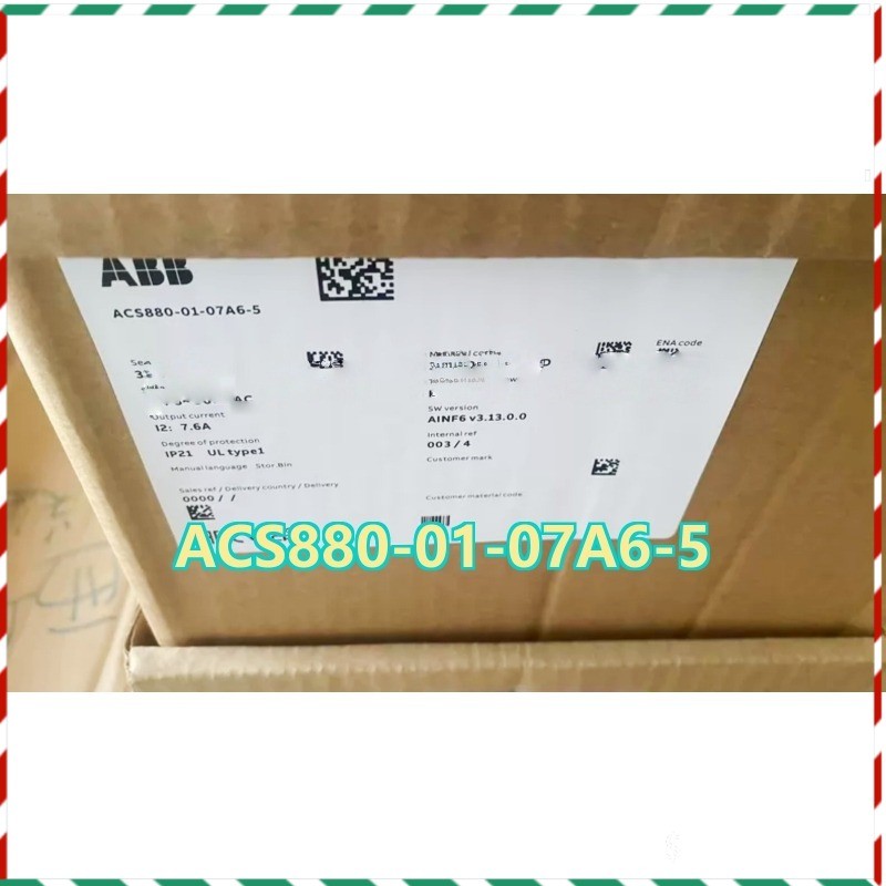 1PCS ACS880-01-07A6-5 1PCS New ABB Frequency Converter Shipping --