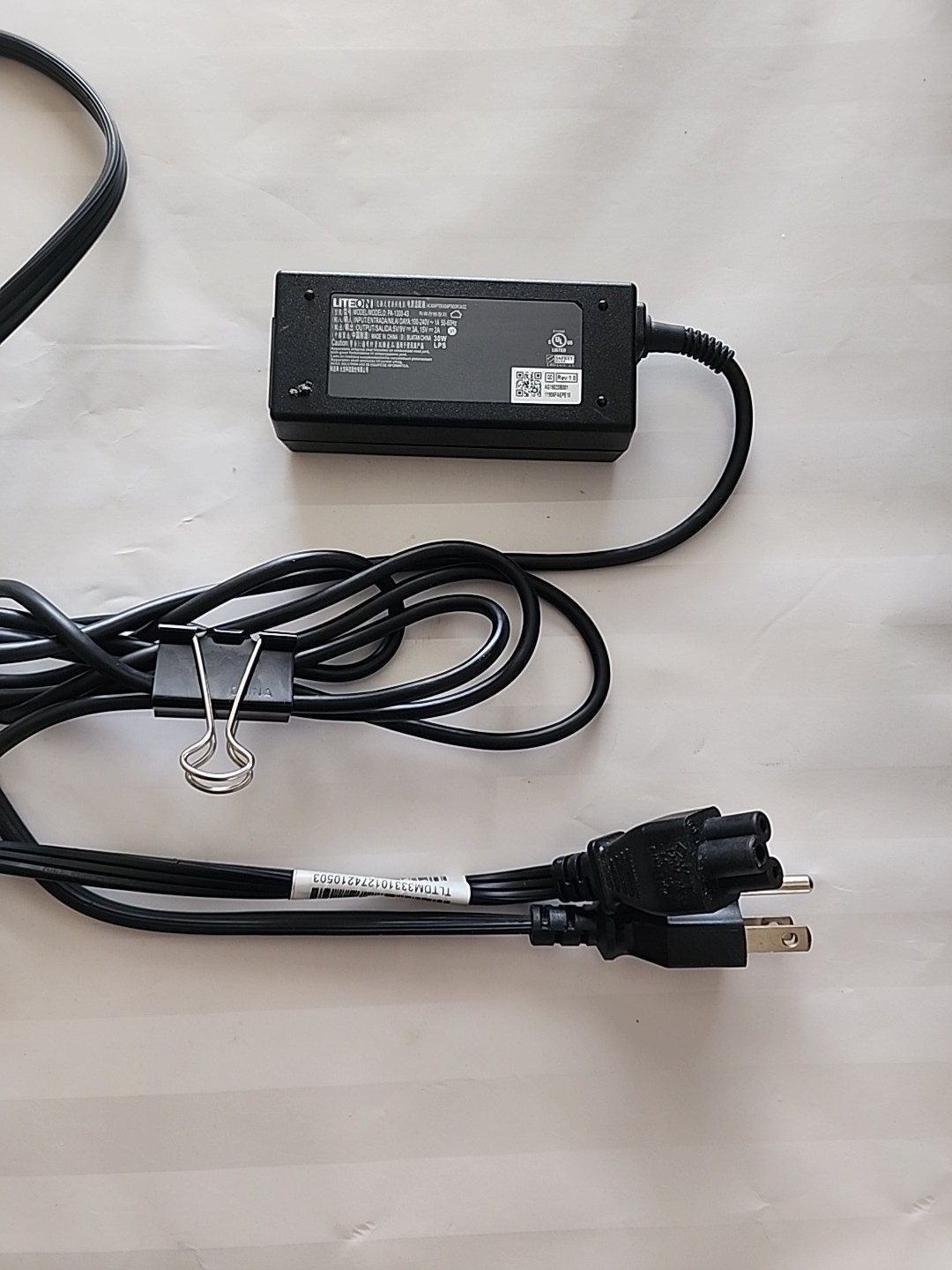 Lite On AC Adapter Model PA-1300-43 Laptop Tested 