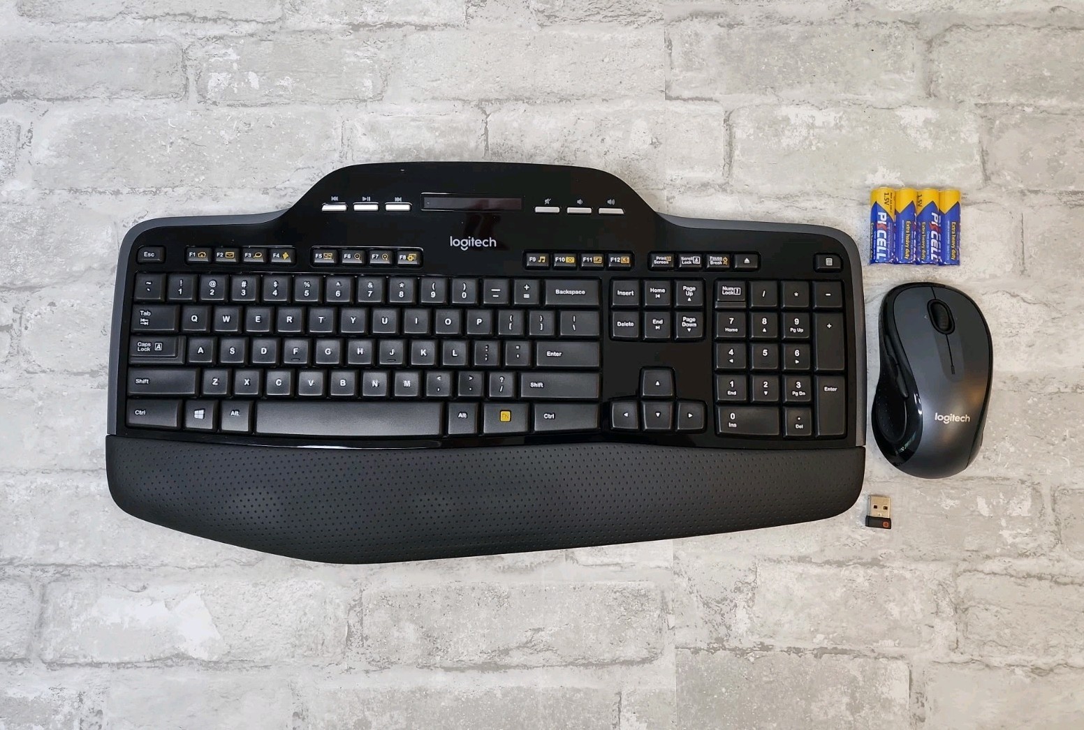Logitech MK710 Performance Wireless Keyboard & M510 Mouse Combo w/ Dongle Tested