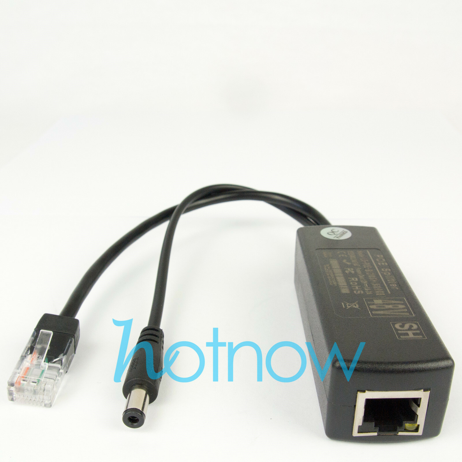12pcs Active PoE Splitter Power Over Ethernet 48V to 12V 1A-2A 802.3af Standard