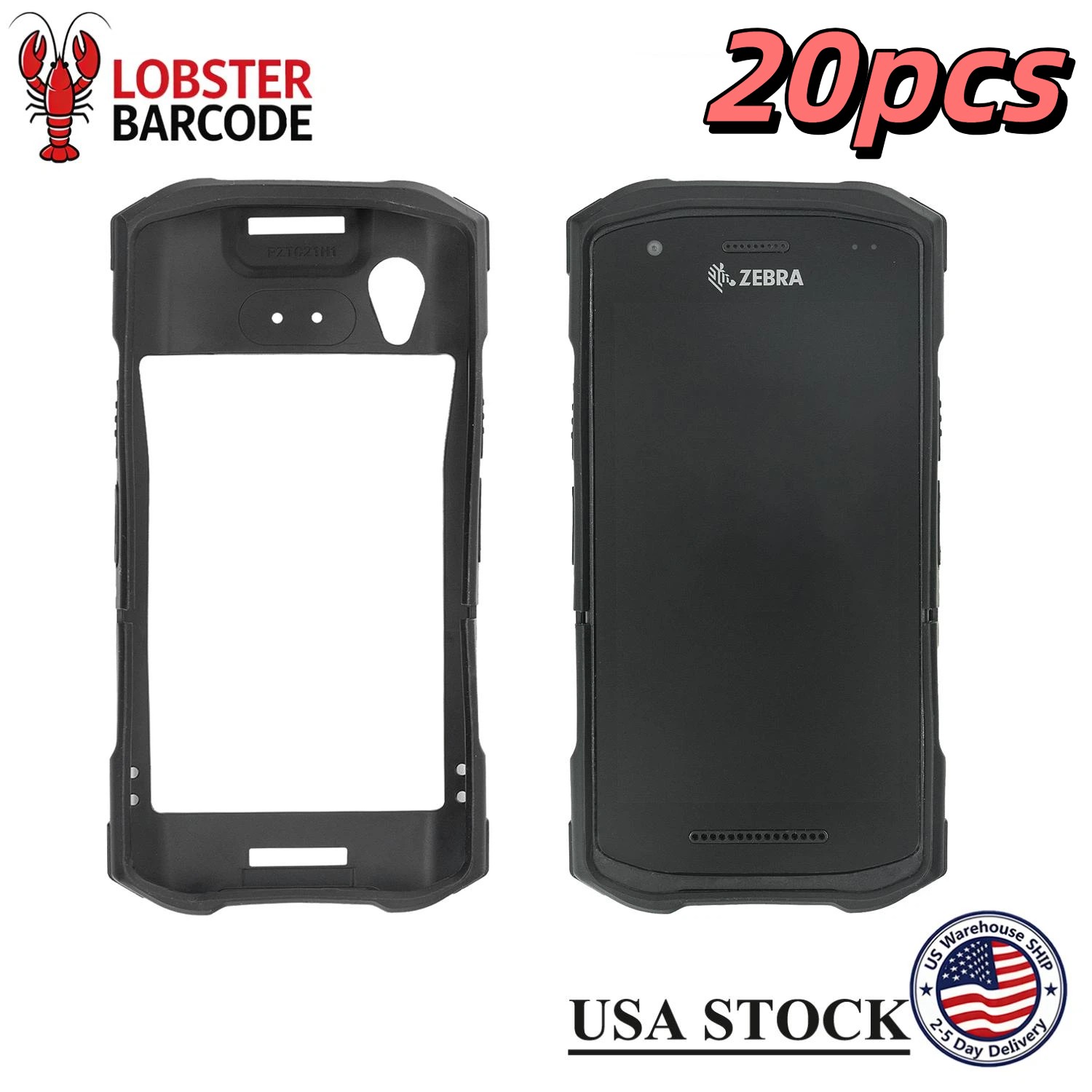 ⭐ 20Pcs Rugged Boot Protective Case Replacement for Zebra TC21 TC26 Computer ⭐
