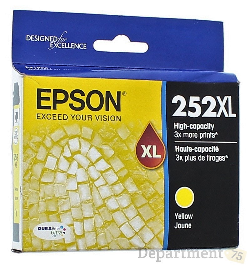 Epson 252XL High Capacity Cartridge Yellow (Expired)