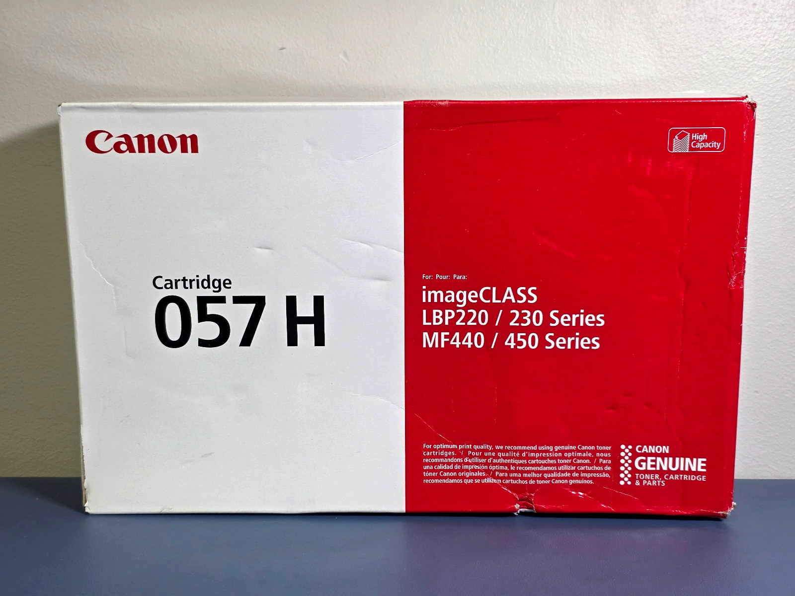 Canon 057H 3010C001 High Yield Black Toner Genuine OEM New Sealed
