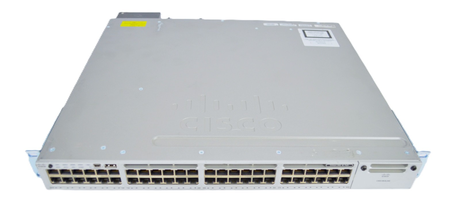 Cisco WS-C3850-48F-L 48-Port PoE+ Network Switch iOS 16.12  1100W PSU
