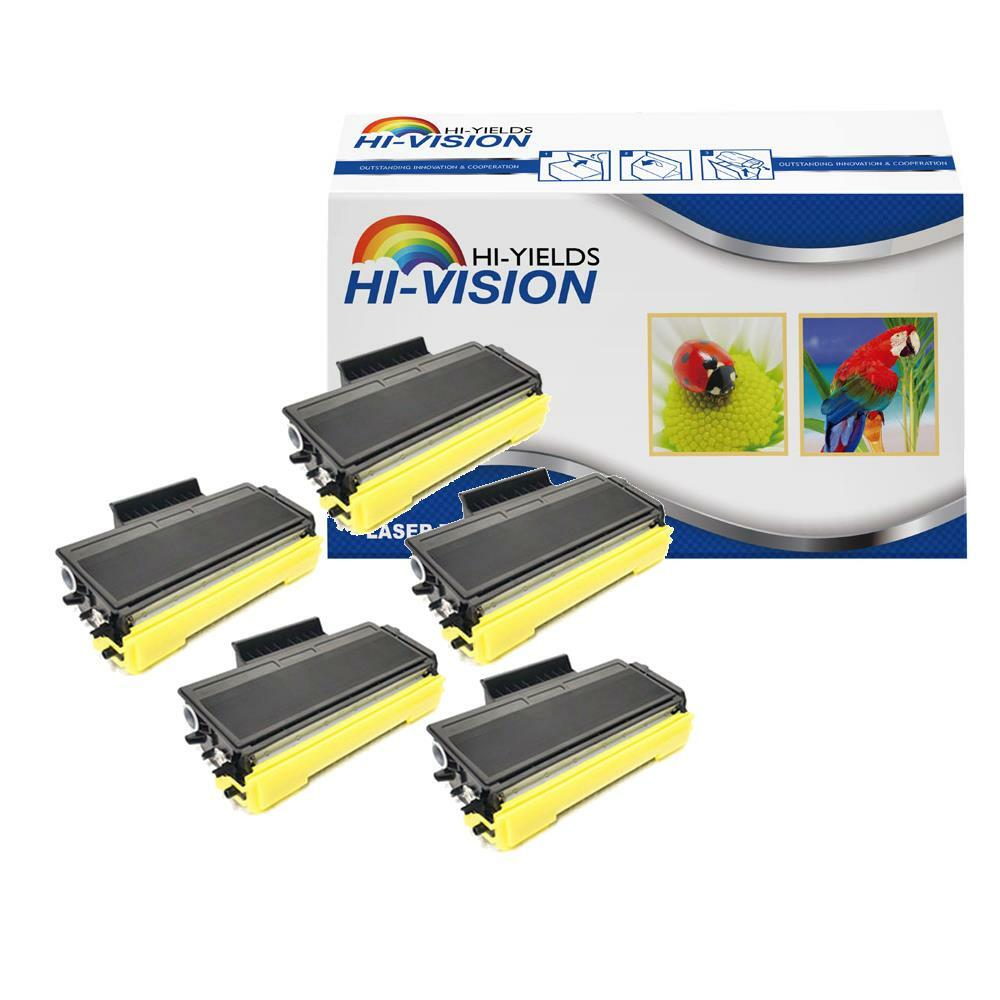 5 Laser Toner fits Brother HL5340 TN650 TN-650 8000 pages