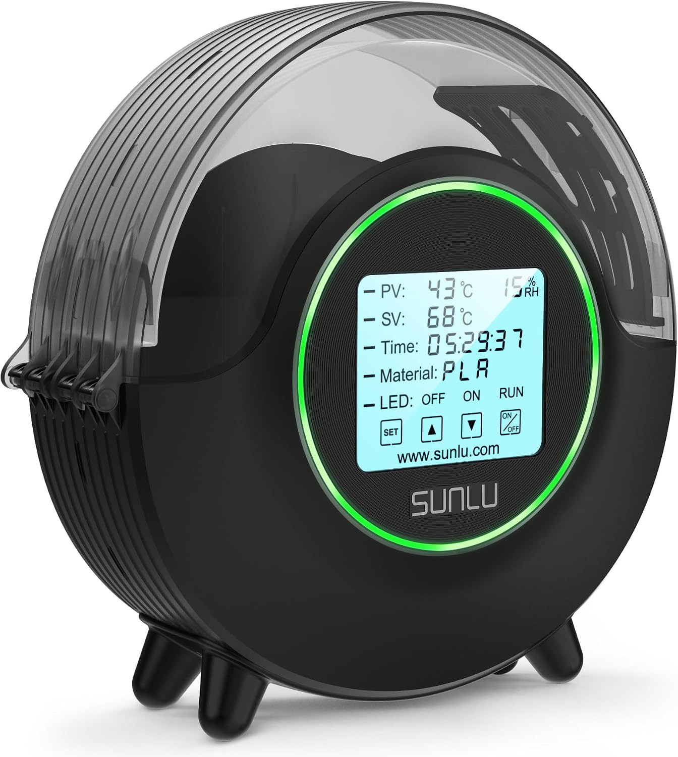 Official Filament Dryer S2, for PLA PETG ABS Filament, Black