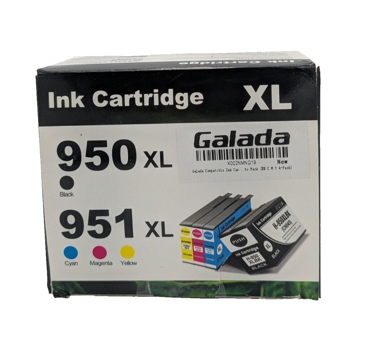 Galada Compatible 950XL / 951XL Ink Cartridge 4-Pack – For HP OfficeJet Pro 8600