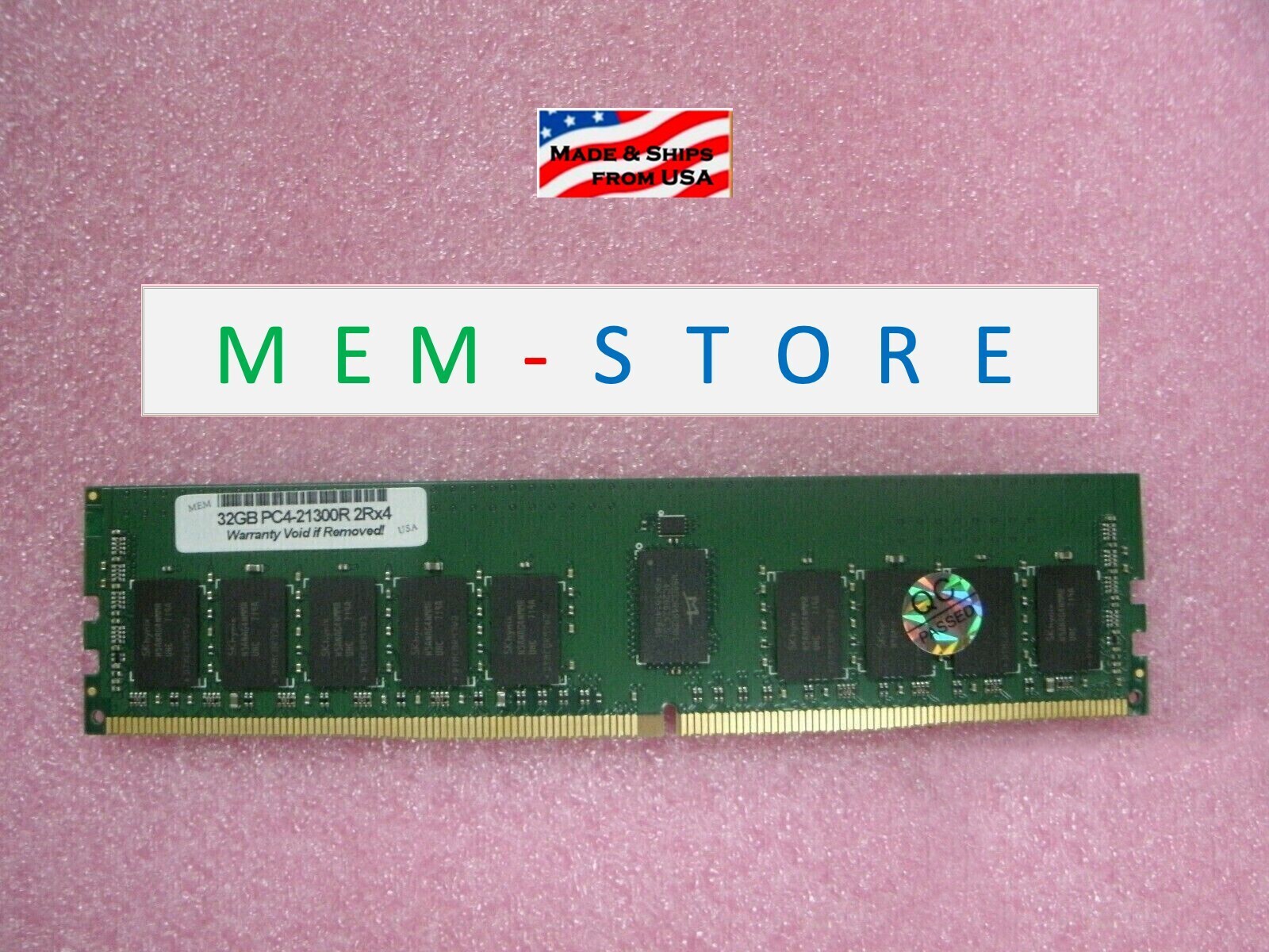 32GB RDIMM DDR4 2666MHz ECC RAM Memory Supermicro Hyper SuperServers Compatible