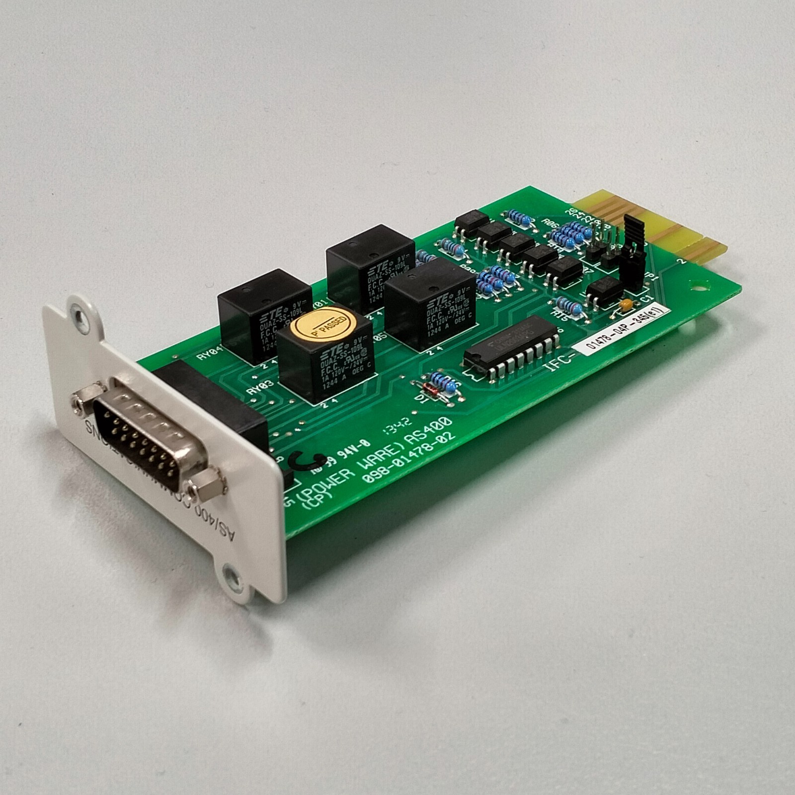 EATON POWERWARE AS400 BESTDOCK RELAY INTERFACE CARD 098-01478-02 01478-04-133