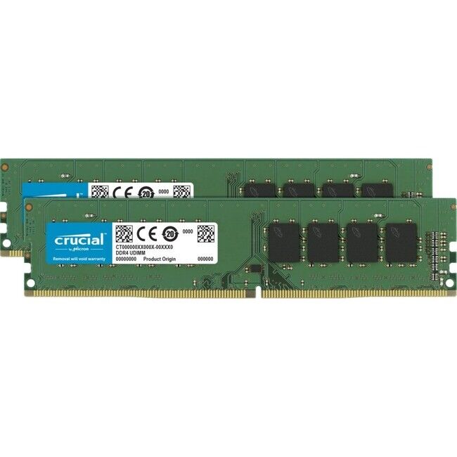 Crucial Micron 16GB 2x8GB DDR4 3200MHz 288pin UDIMM Memory Kit CT2K8G4DFRA32A