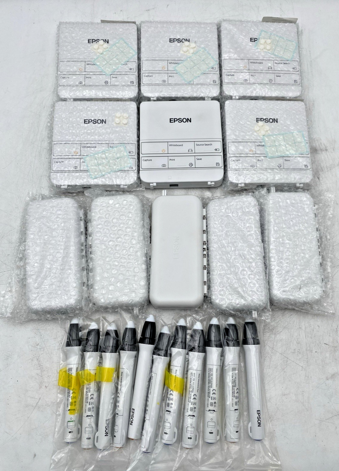 LOT OF 6 Epson Interactive Touch Module-BrightLink 1485Fi Projector ,MISS PARTS