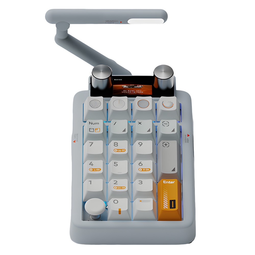 KEYSME Numpad Mechanical Keyboard KeysMe Linear Switches DyeSub PBT Keypad