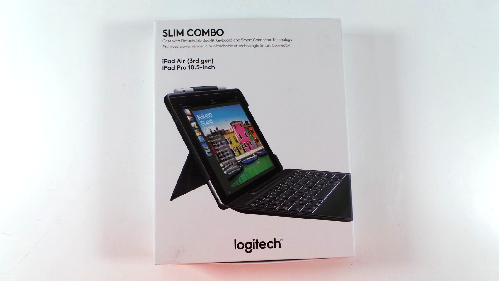 iPad Pro 10.5" Logitech Slim Combo Folio Case with Detachable Backlit Keyboard