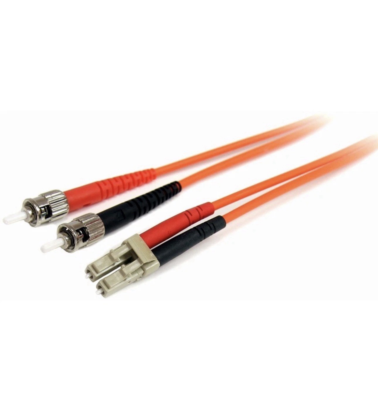 StarTech FIBLCST3 3M Fiber Optic Multimode Dup 62.5/125 LSZH Jumper LC/ST Cable