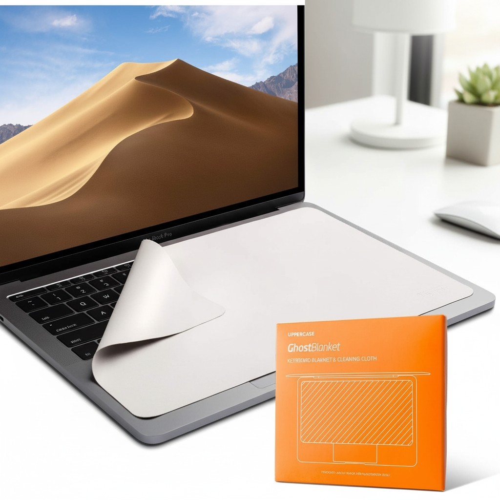 Rectangular Microfiber Cloth for Cleaning and Protecting Laptop Screens
