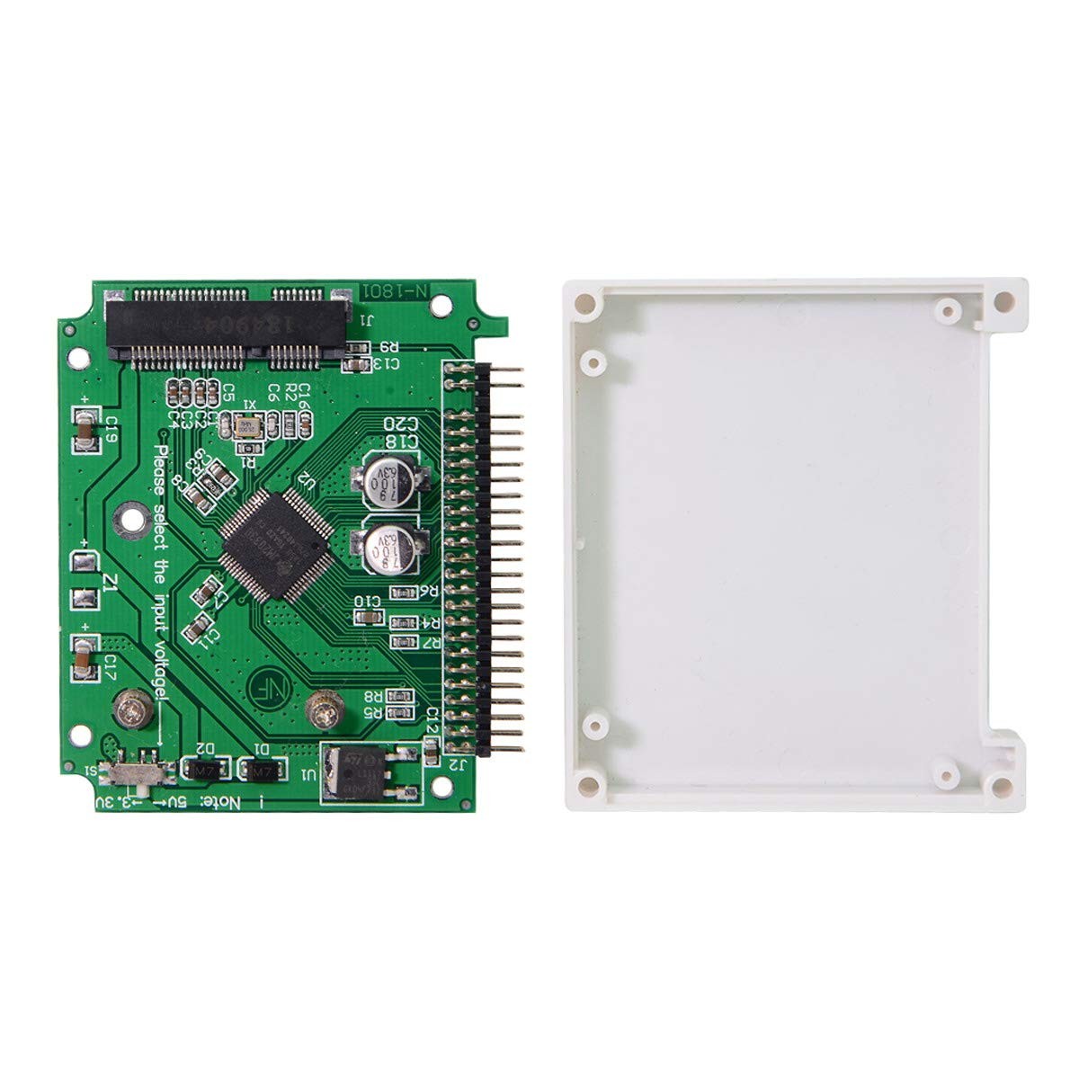 CY Low Profile Half-Heigh mSATA SSD to 2.5 inch IDE 44pin Hard Disk Case Encl...