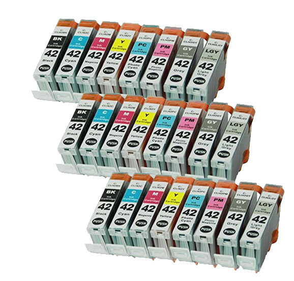 30 PK Custom Ink Set (See Description for Quantities)