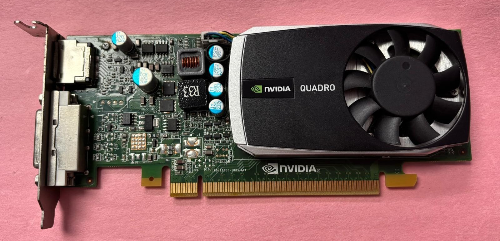 🟣nvidia QUADRO 600 Video Graphics Card VCQ600-T P1033 *ORIGINAL*