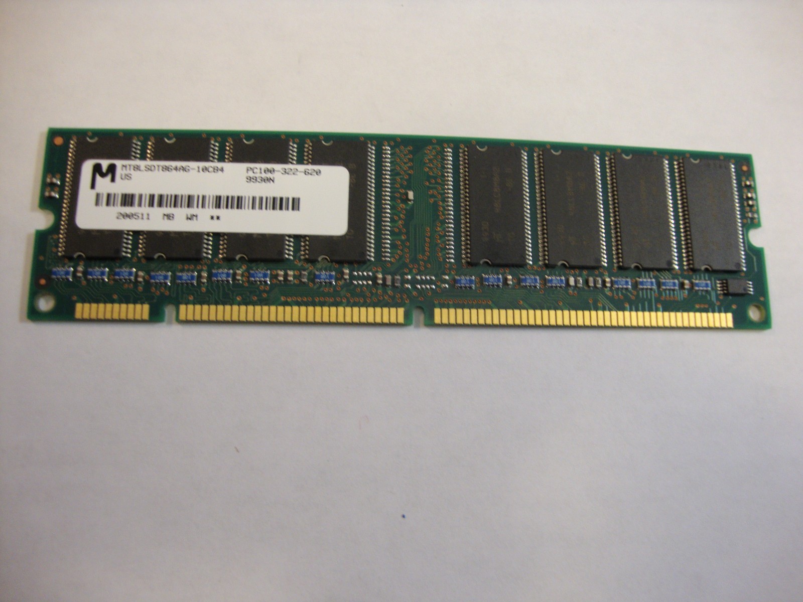 Compaq Desktop Memory  PC100 64MB Micron MT8LSDT864AG-10CB4 RAM