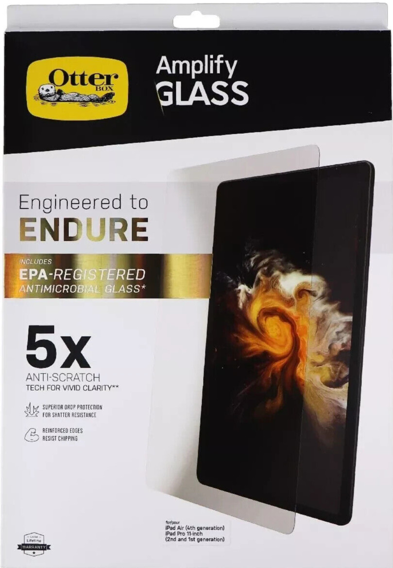 OtterBox Amplify Glass Series Tempered Glass for Apple iPad Air 4th Gen & Pro 11