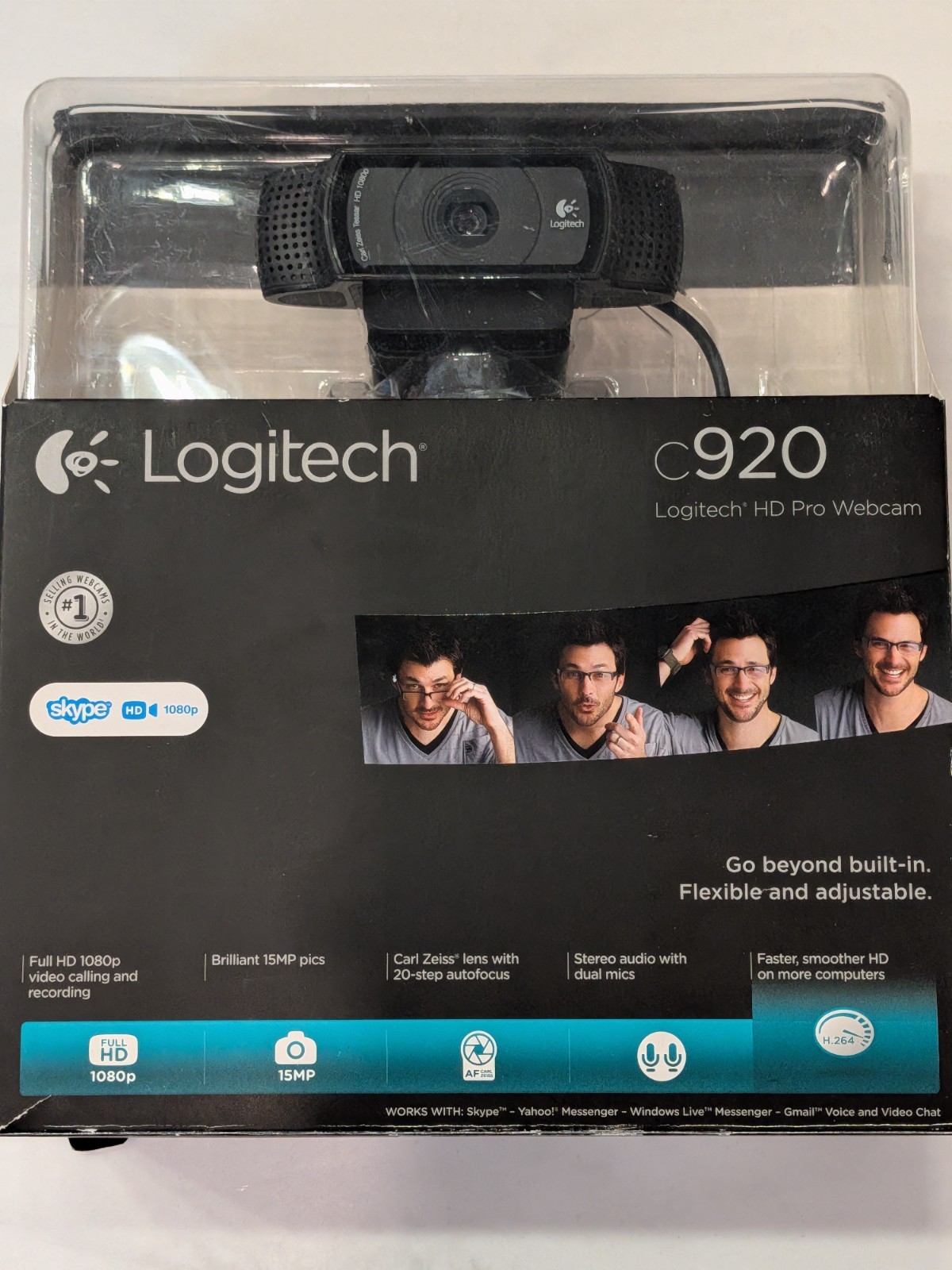 Logitech C920 (960-000764) HD Pro Webcam - Black