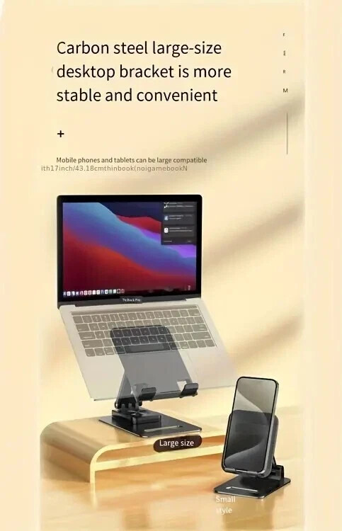 360 Rotary Lift Tablet Stand Desktop For Ipad Metal Lazy Man Metal Support Shelf