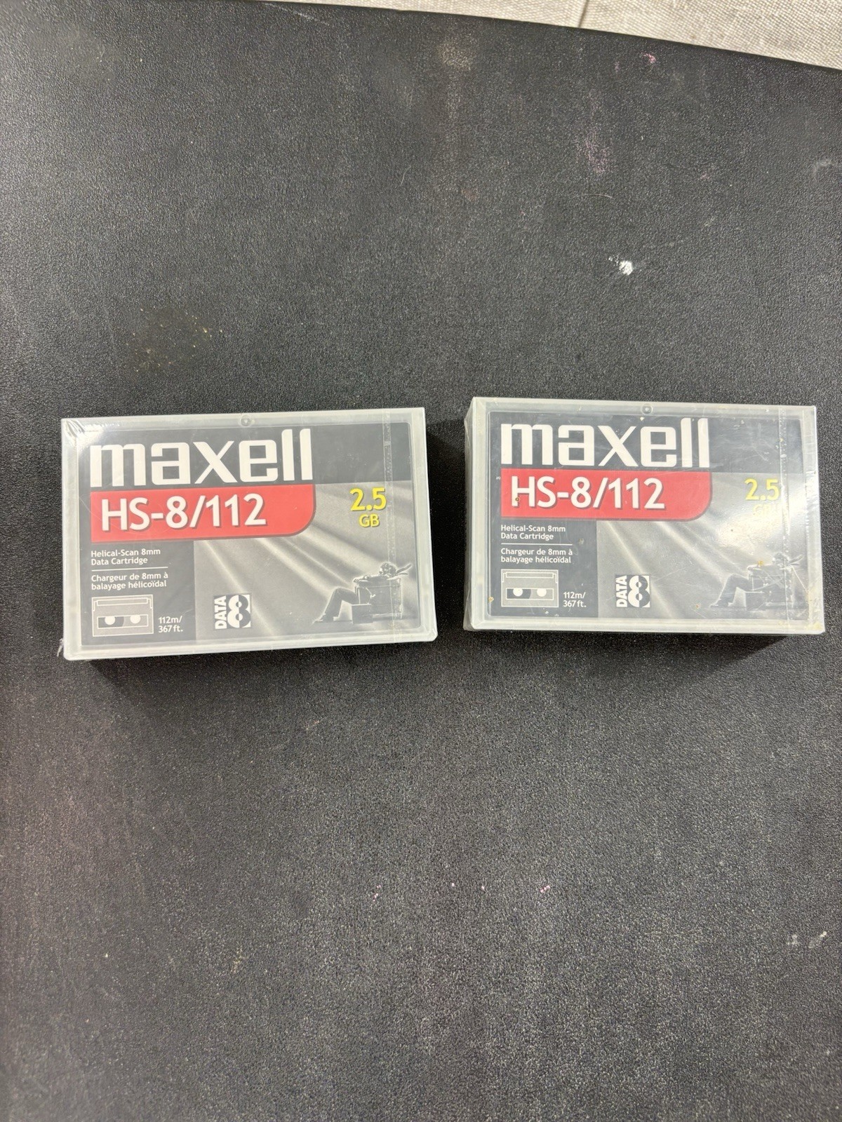 Maxell HS-8/112 8mm Data Cartridge (New) Set Of 2.