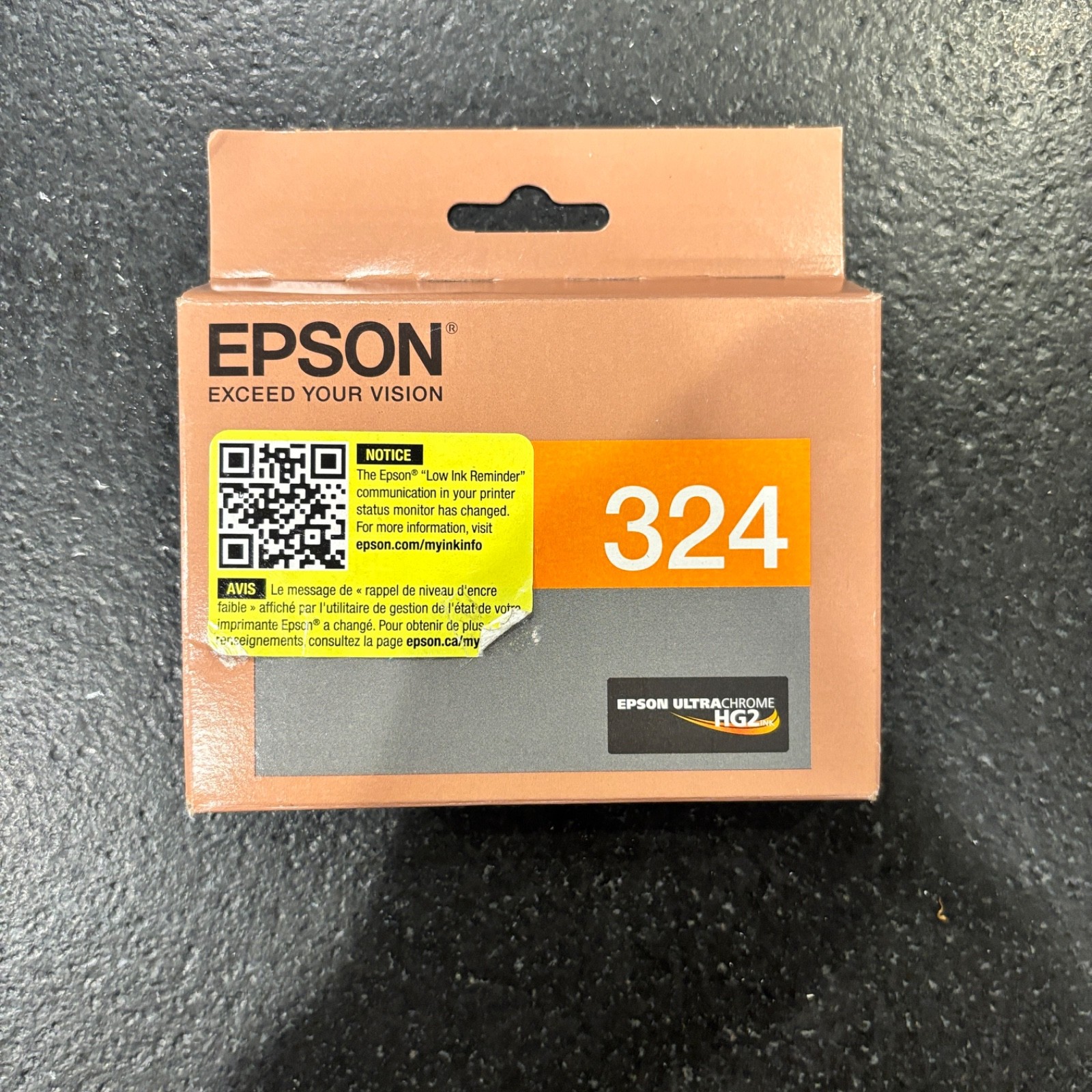 Epson 324 Orange Ink Cartridge T324920 UltraChrome HG2 – Genuine OEM, New Sealed