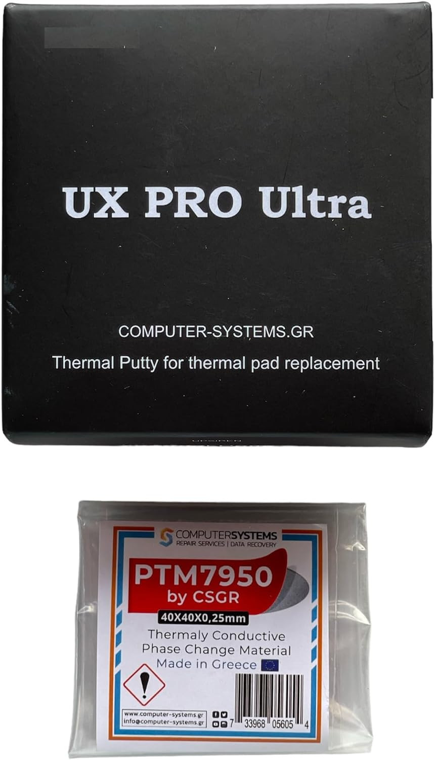 PTM7950 by CSGR & UX PRO 20G Set – Ultimate Thermal Solution for Cpus and Gpus