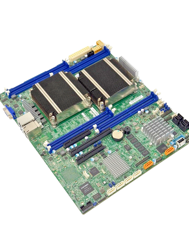 Supermicro X10DRL-C Dual Socket LGA 2011-3 Server Motherboard w/ Heatsinks