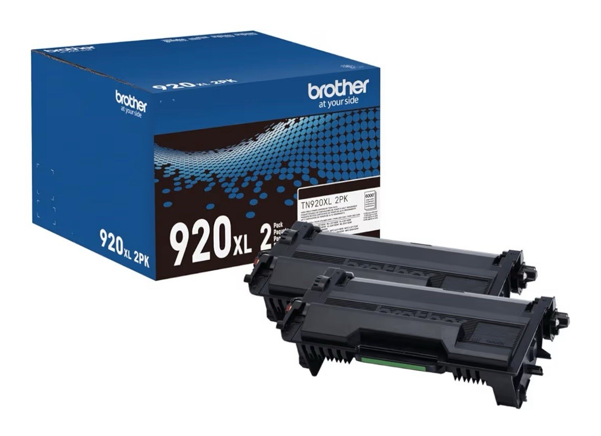 (Brother-Compatible) TN920XL High-Yield Black Toner Cartridge 2-Pack
